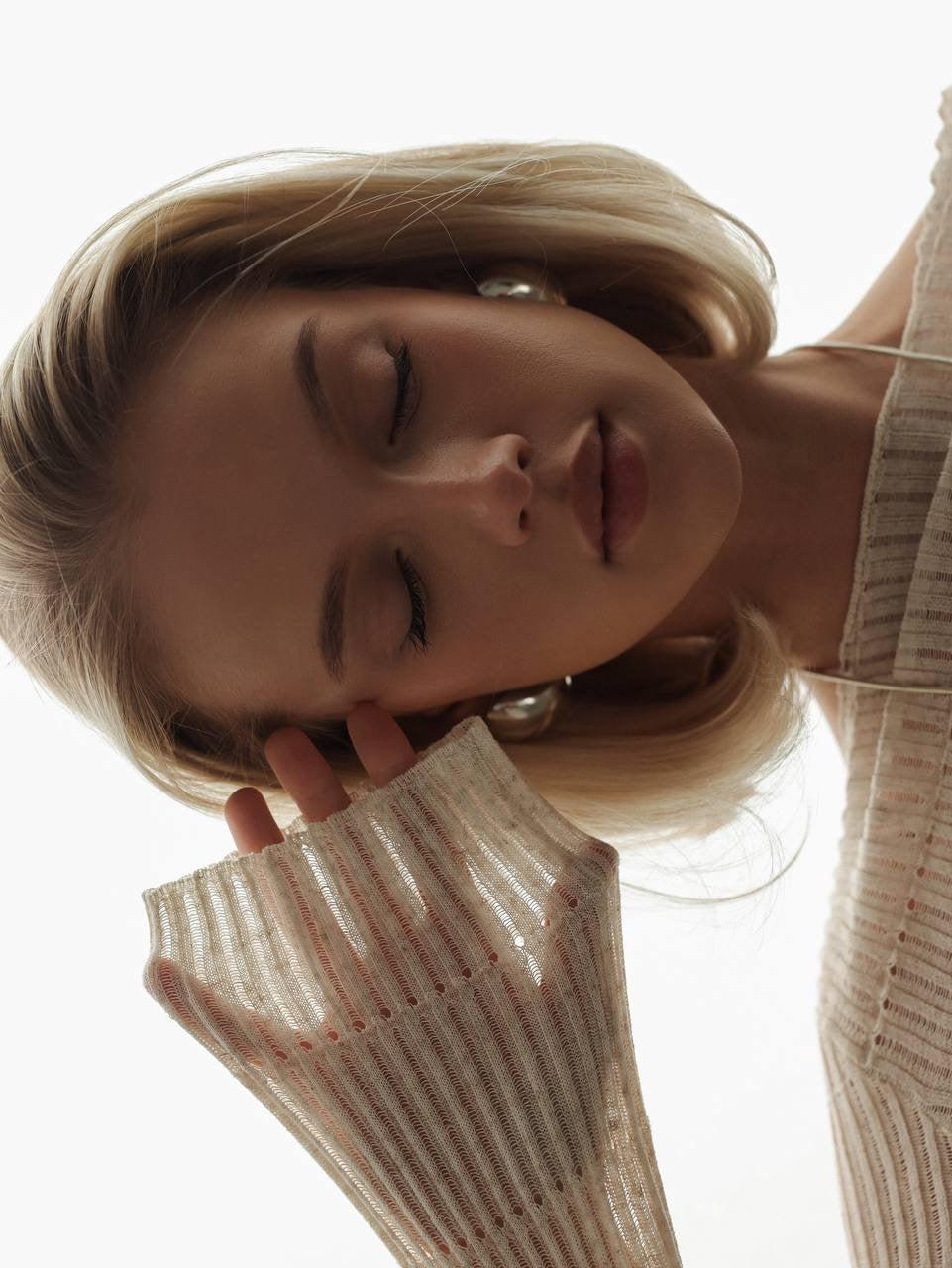 Şampanya Saten Elbise