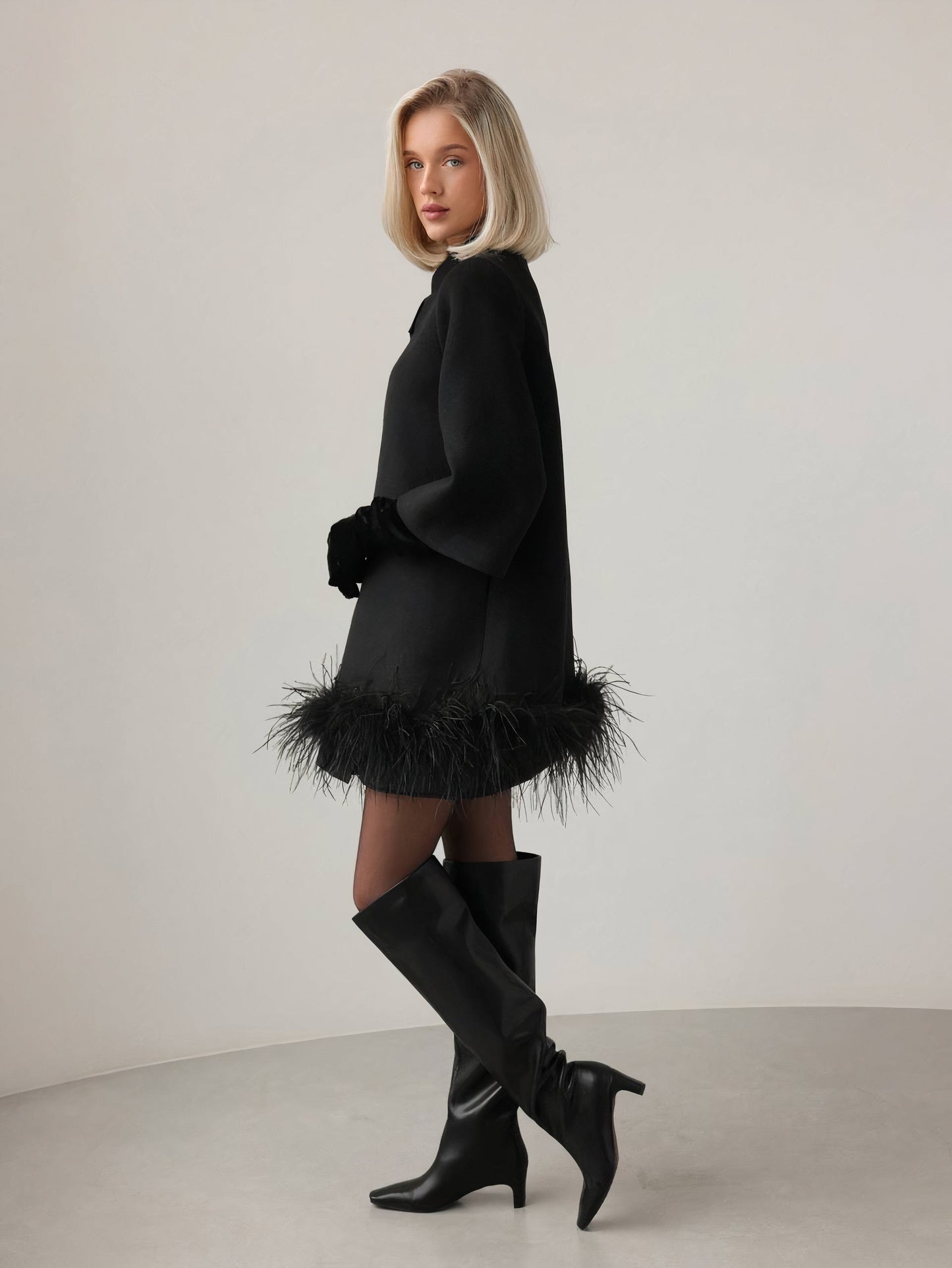 Velanna Siyah Pelerin