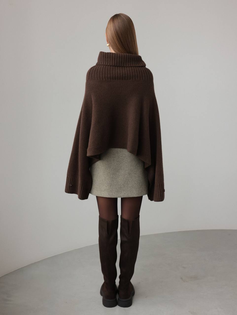 Buzlu Yün Mini Etek