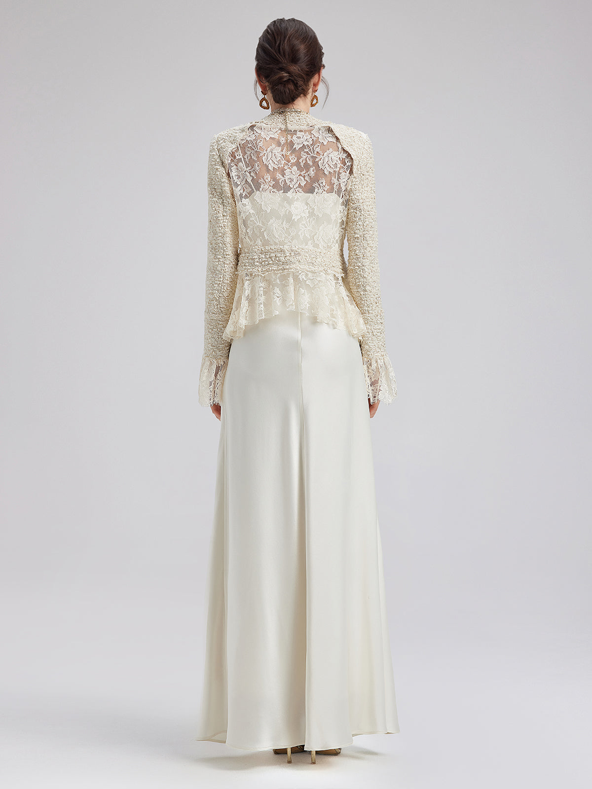 Fransız Dantel Tüvit Parçalı Ceket