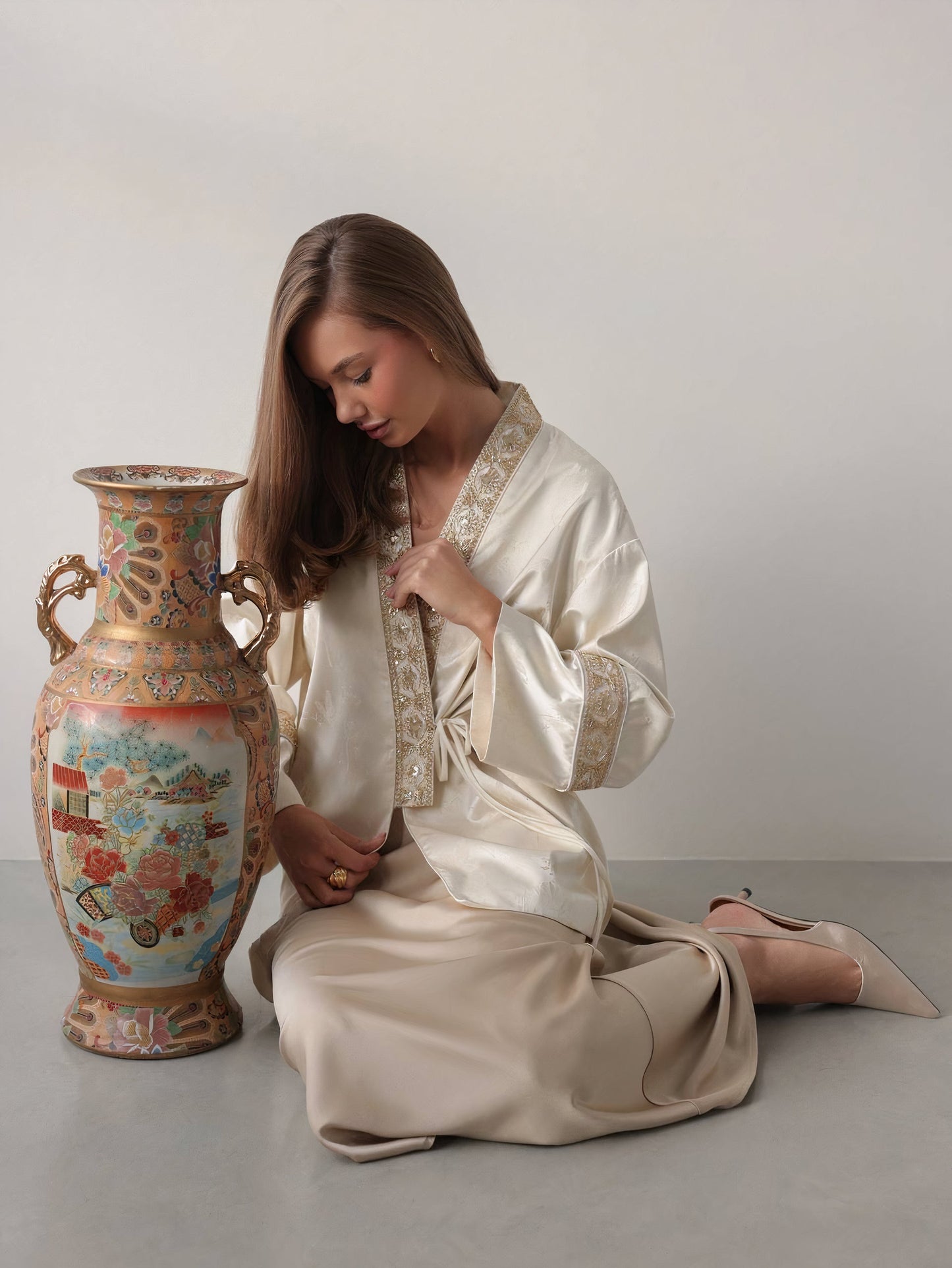 Saten Zarafet Maxi Etek