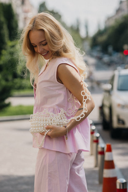 Allık Şeftali Pamuklu Takım