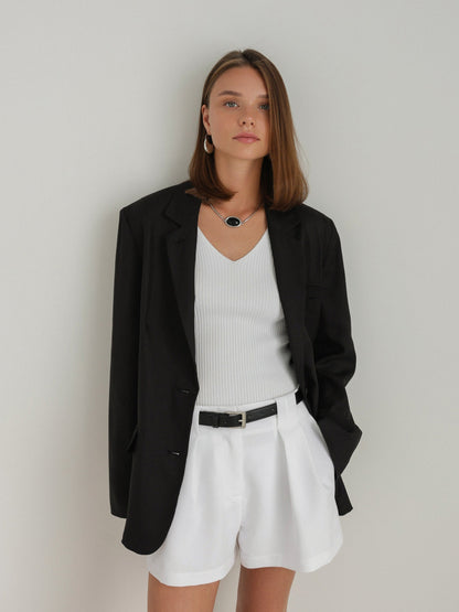 Minimal Fitilli Triko Üst