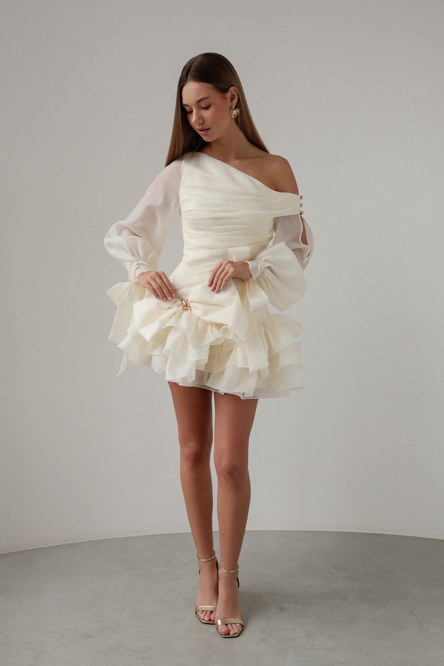 Fırfırlı Senfoni Elbise