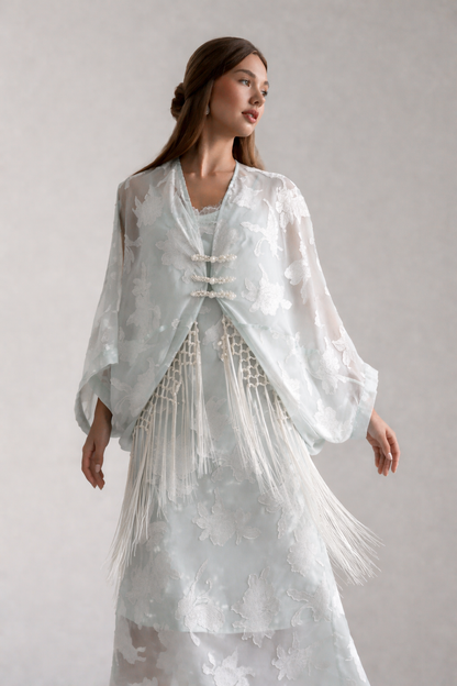 Whispering Mint Kimono