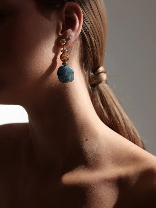 Toprak Tonu Uyum Küpe