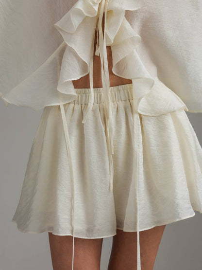 Krem Esinti Keten Takım