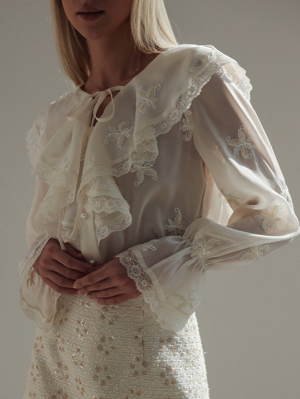 İşlemeli Mini Etek