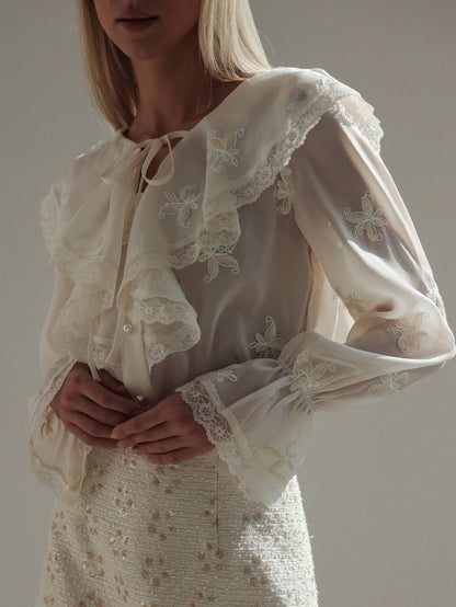 İşlemeli Mini Etek