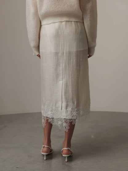 Dantel Rüya Midi Etek