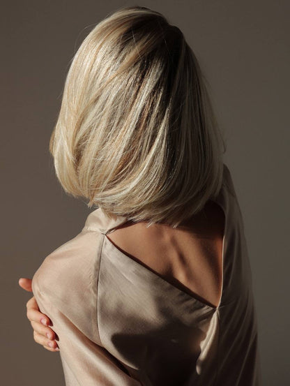 İpek Bağlamalı Yaka Maxi Elbise