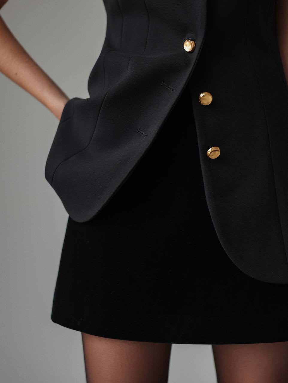 Yüksek Bel Mini Etek