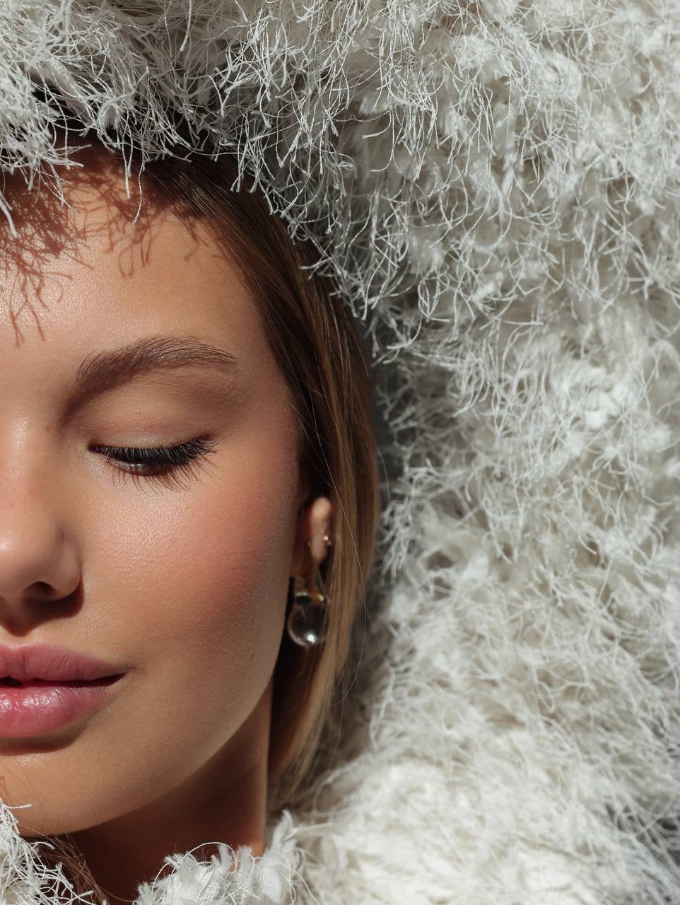 Tüy Dokulu Midi Etek