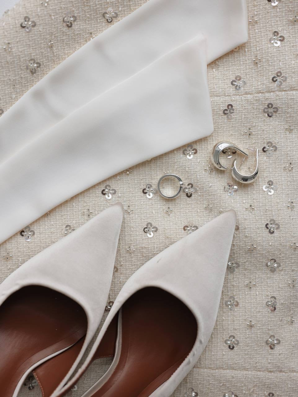 Payet İşlemeli Mini Elbise