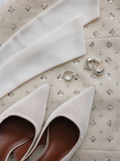 Payet İşlemeli Mini Elbise