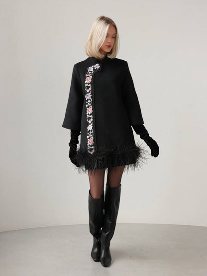 Velanna Siyah Pelerin