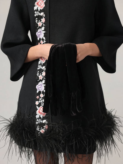 Velanna Siyah Pelerin