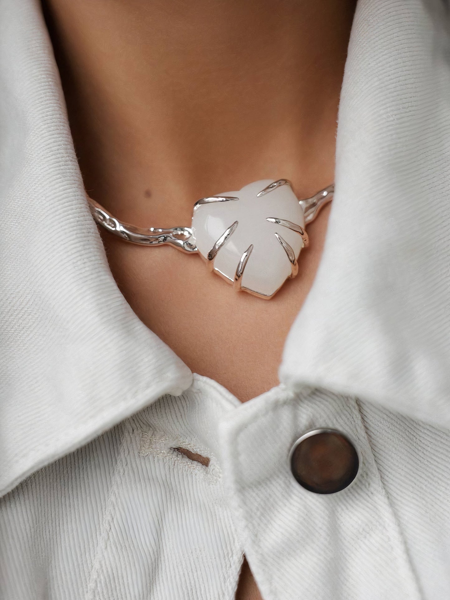 Alabaster Denim Ceket