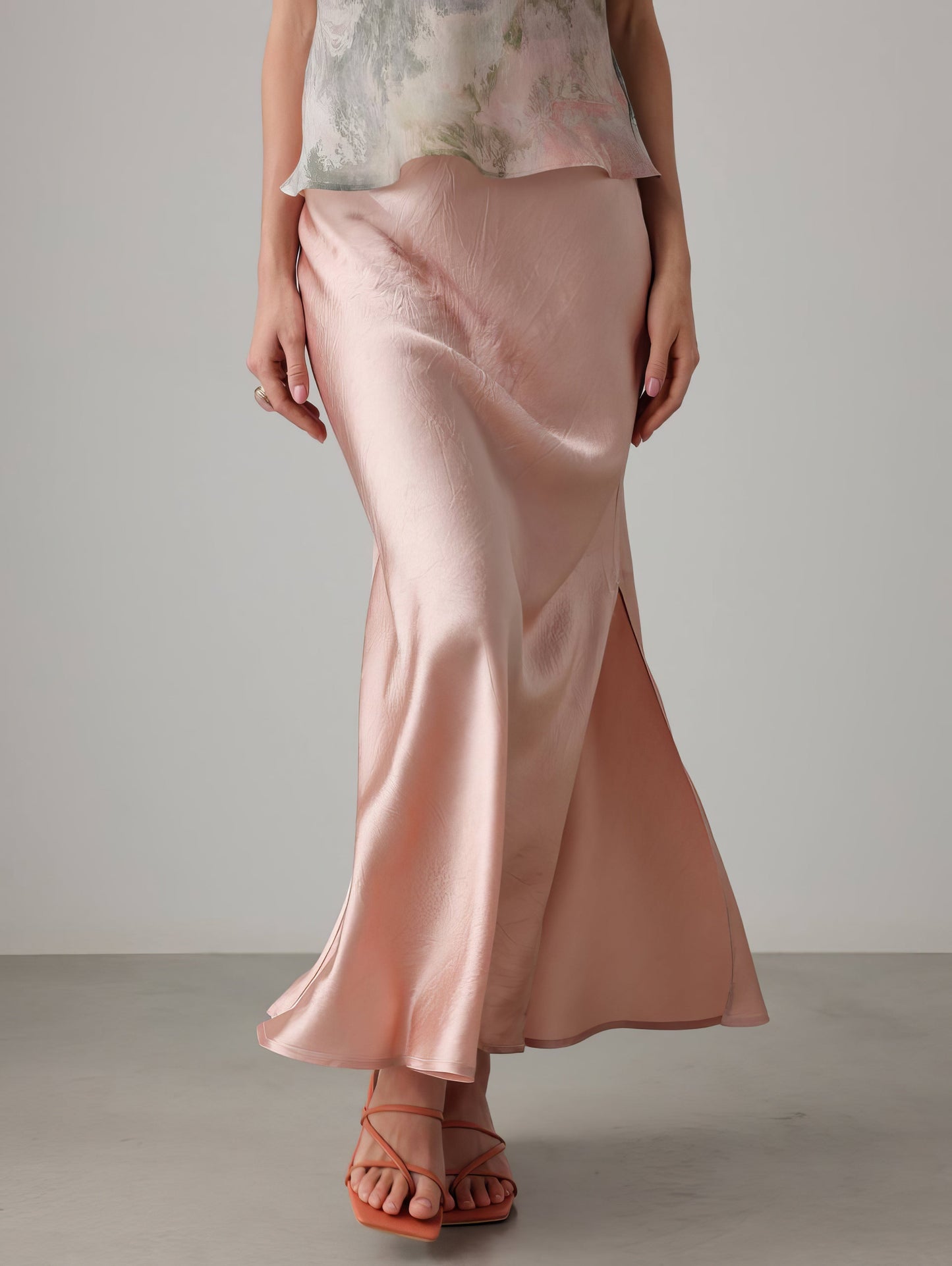 Spaghetti Strap Mermer Desenli Atlet