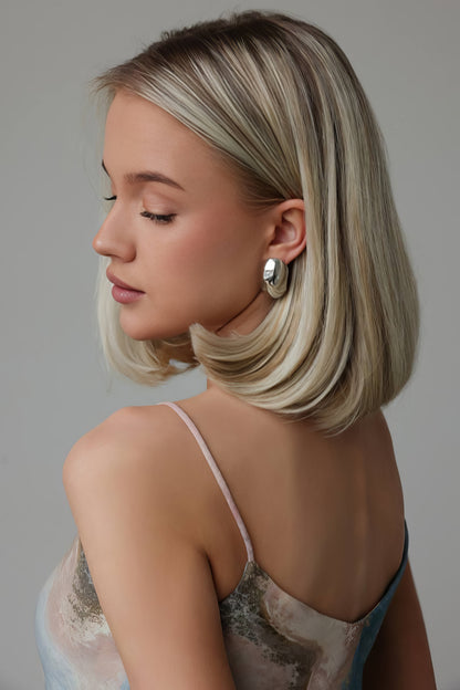 Mavi Mermer İp Askılı Atlet