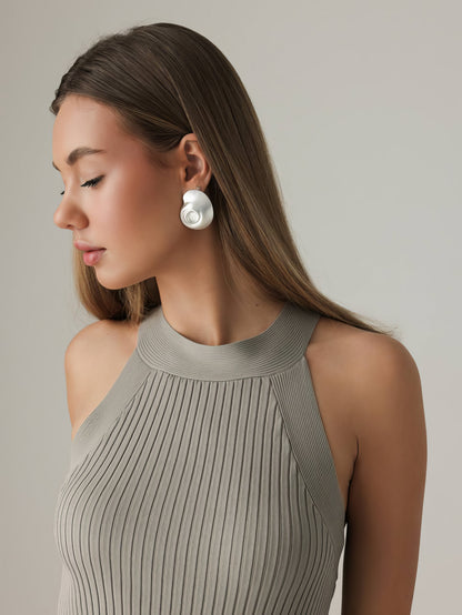 Dökümlü Detaylı Siyah Atlet