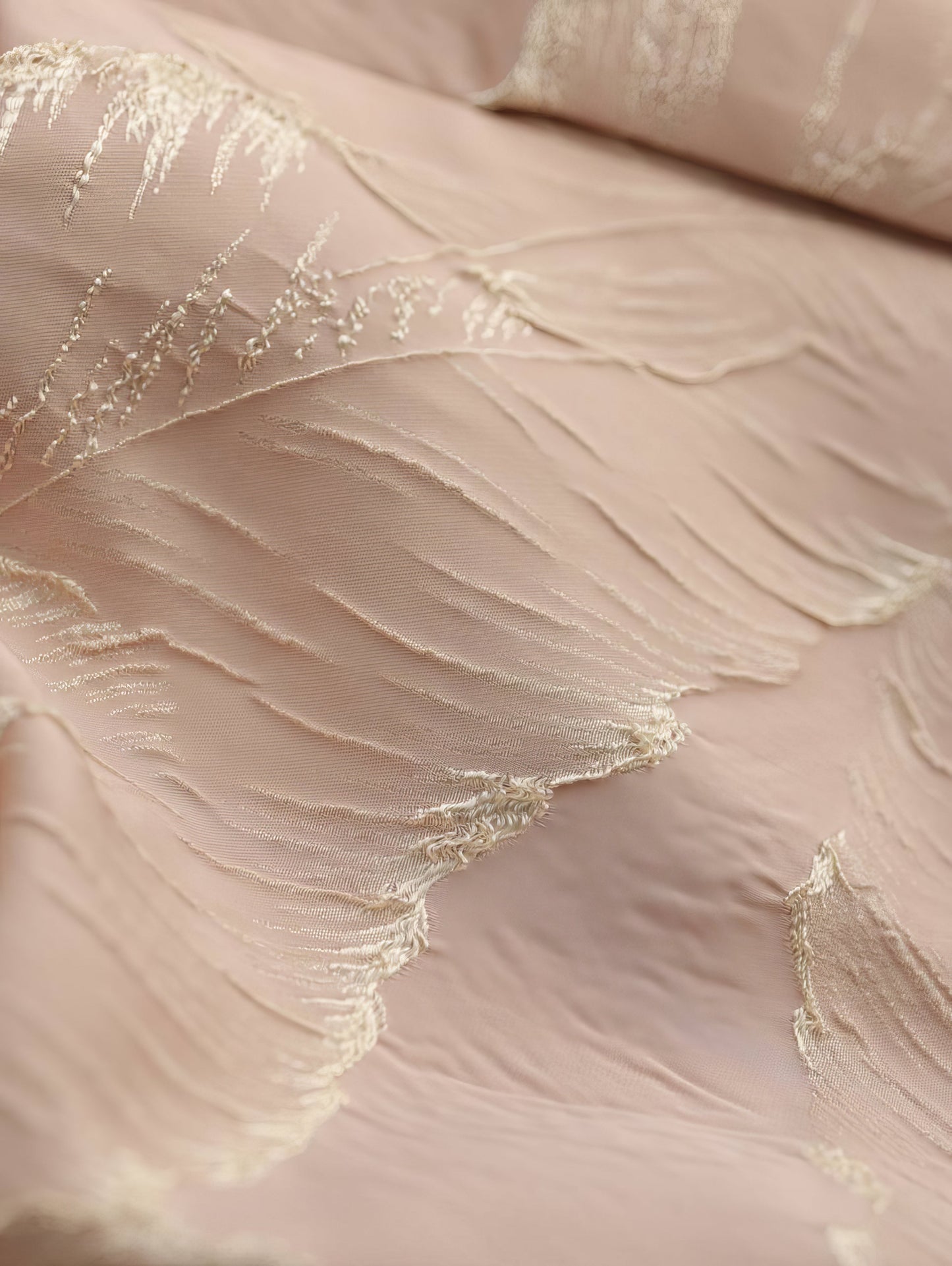 Dokulu Ekru Pileli Mini Etek