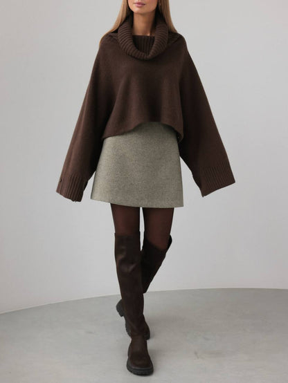 Buzlu Yün Mini Etek