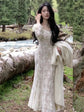 Vintage Lace Mermaid Elegant Slim Long Dress