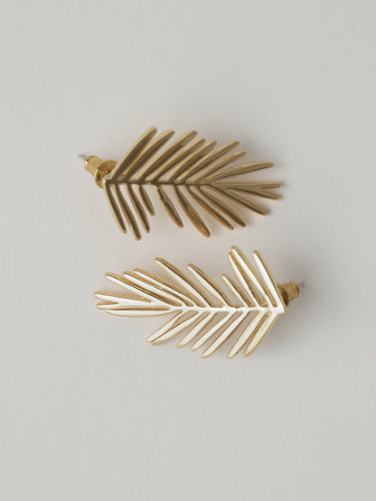 Palmiye Yaprağı Küpe