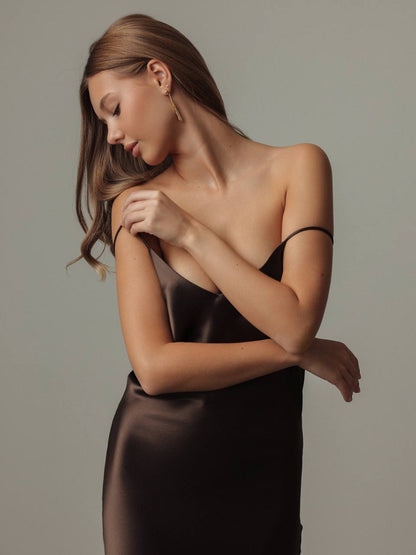 Mocha Eclipse Elbise