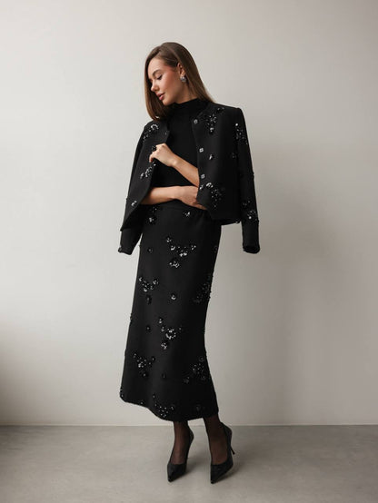 Gece Yarısı Petal Etek