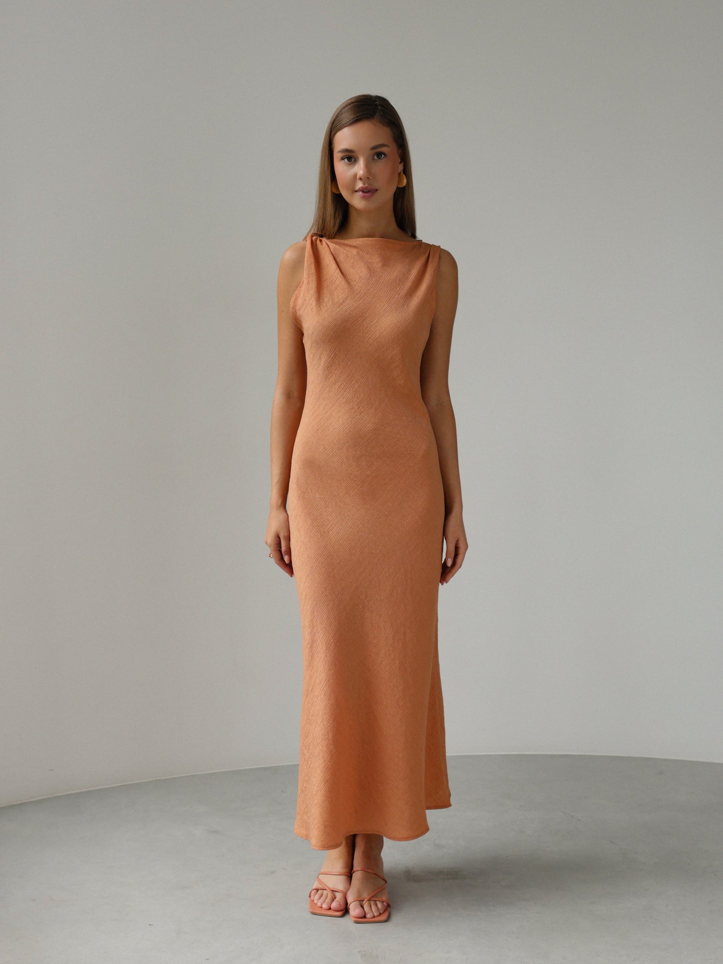 Terracotta Sun Elbise