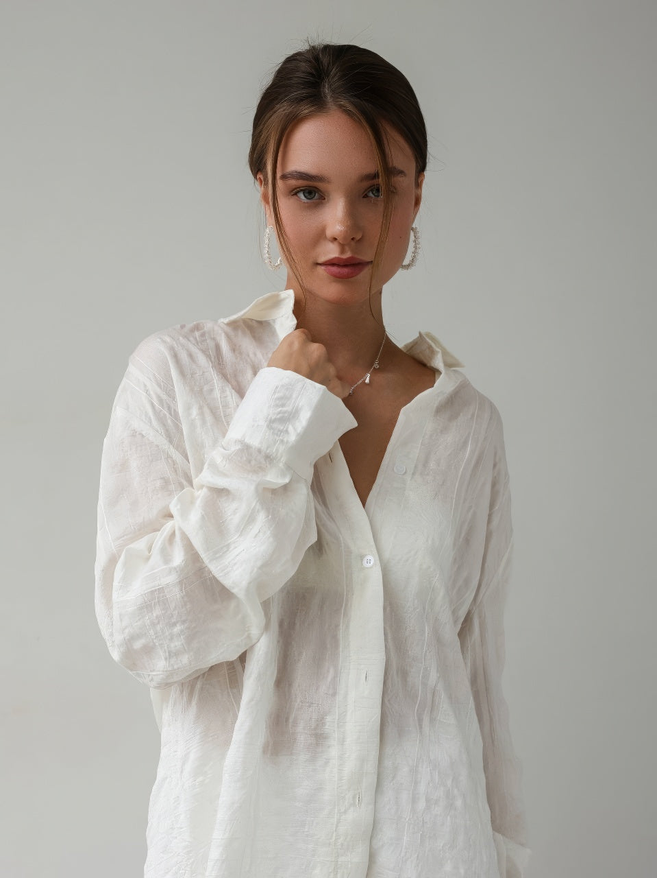 Kar Payetli Midi Etek