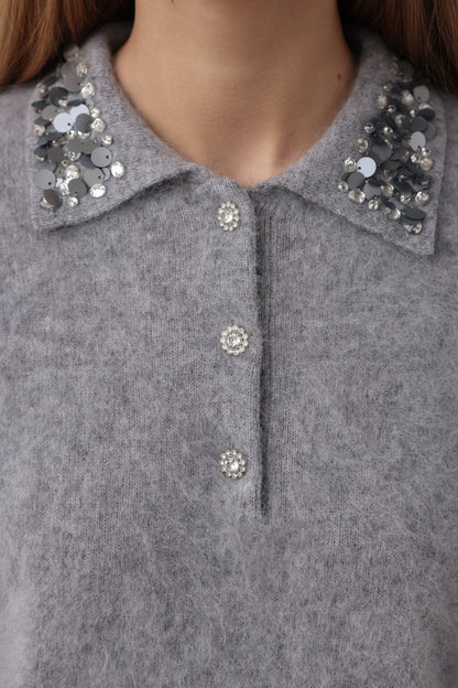 Icelight Boncuklu Triko