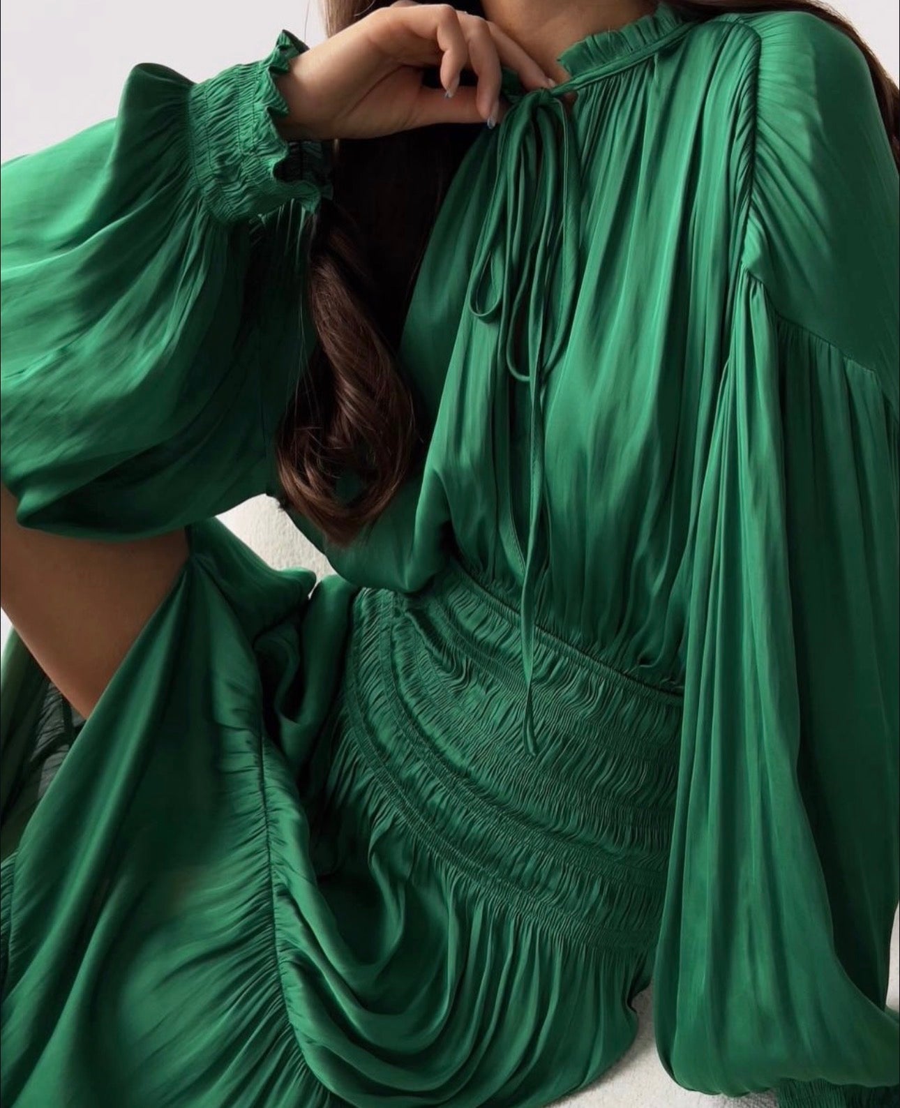 Zümrüt Şelale Elbise