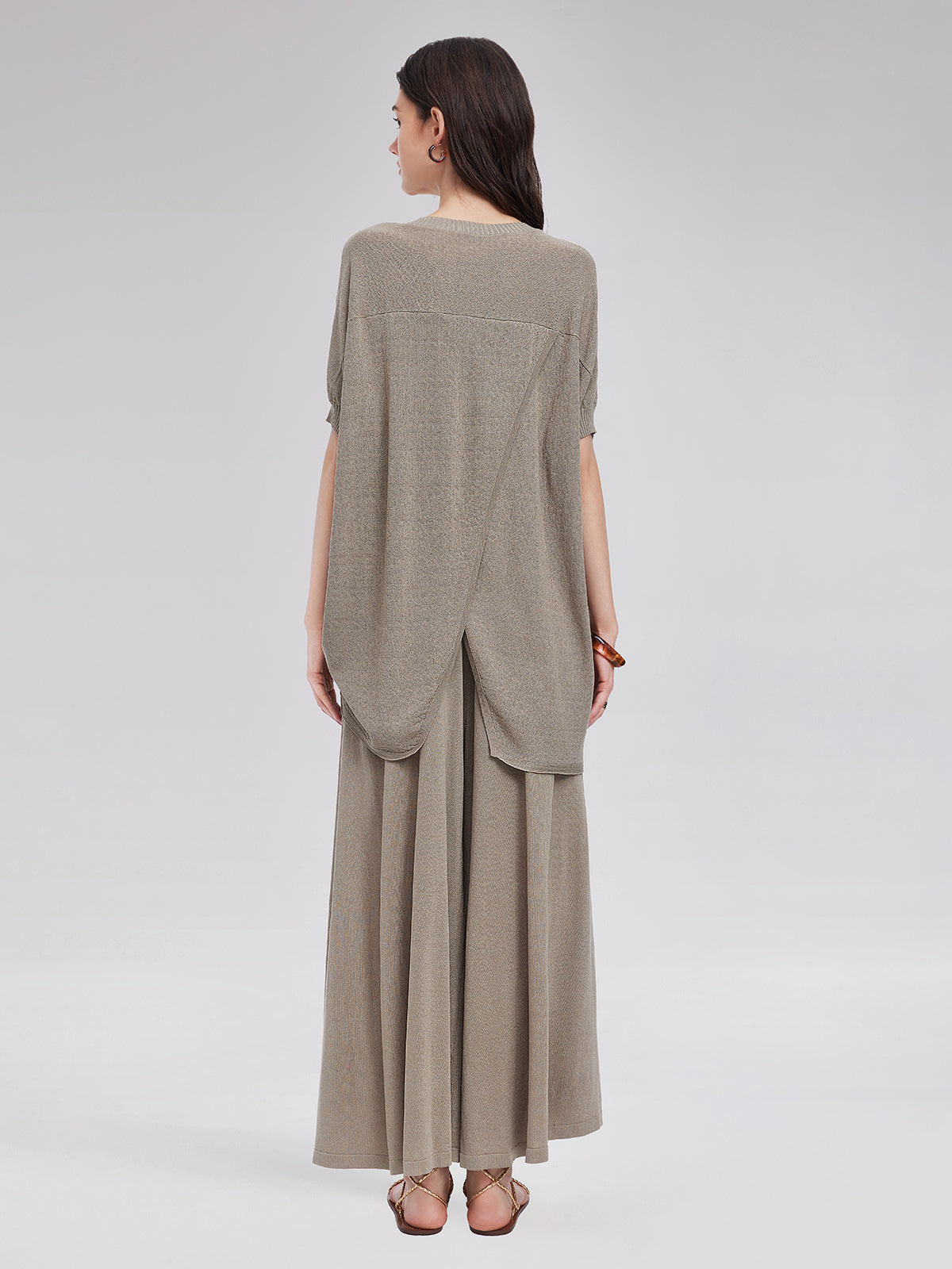 Örgü Bağlamalı Günlük Pantolon