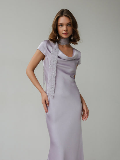 Lavanta Whisper Elbise