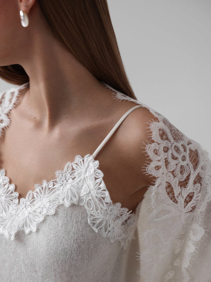 Dantel Whisper Triko Üst