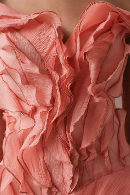 Mercan Çiçeği Elbise