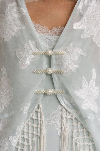 Whispering Mint Kimono