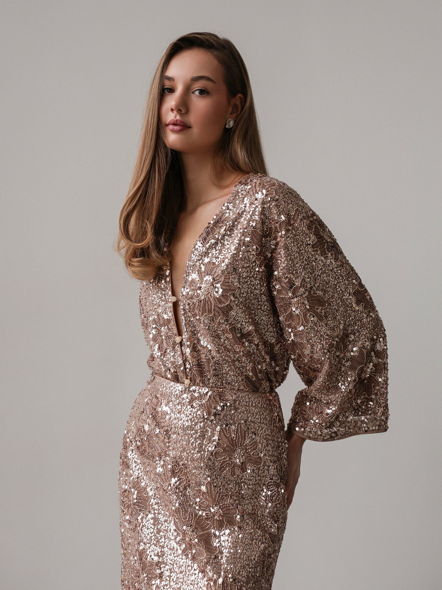 Celestial Payetli Kimono Ceket