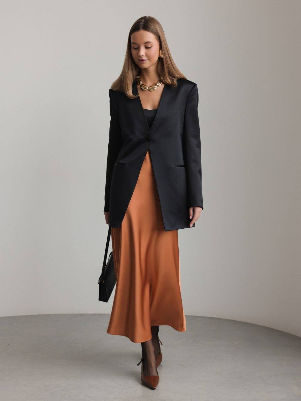 Gece Yarısı Parıltı Blazer Ceket