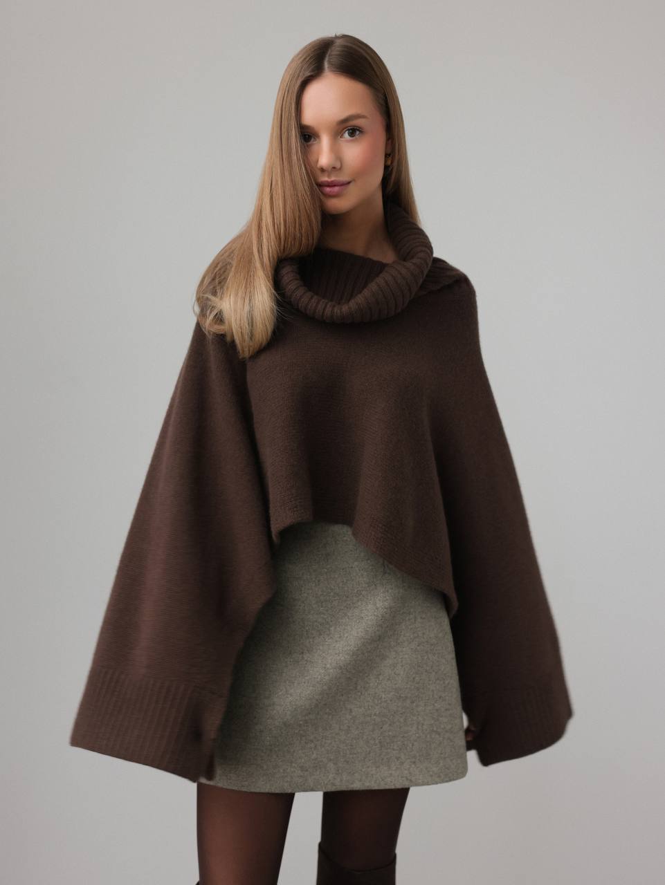 Buzlu Yün Mini Etek