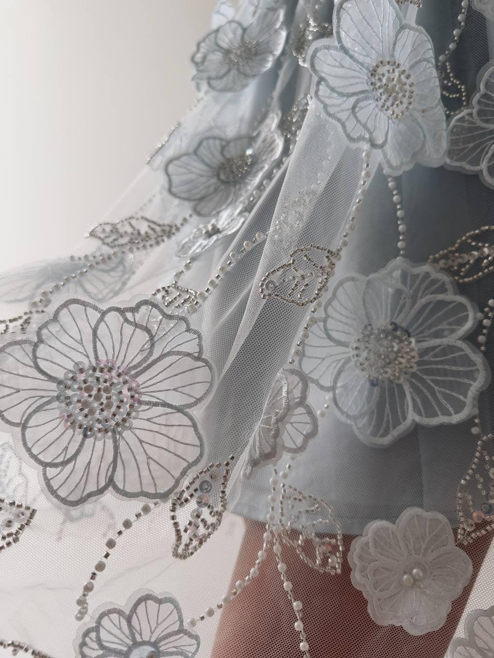 Zarif Çiçekli Mini Elbise