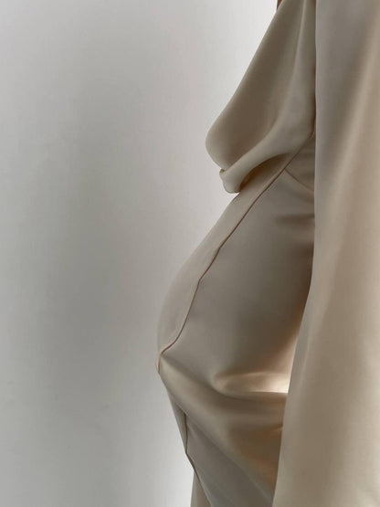 Zarif İpek Maxi Elbise