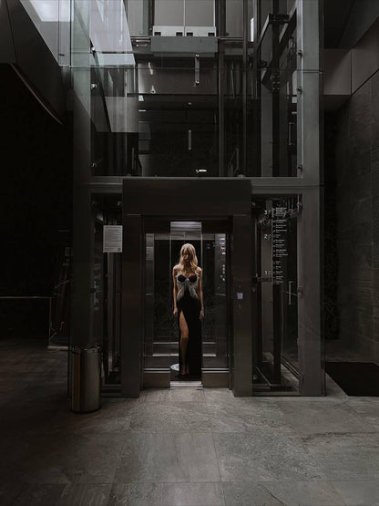 Göz Alıcı Siyah Abiye Elbise