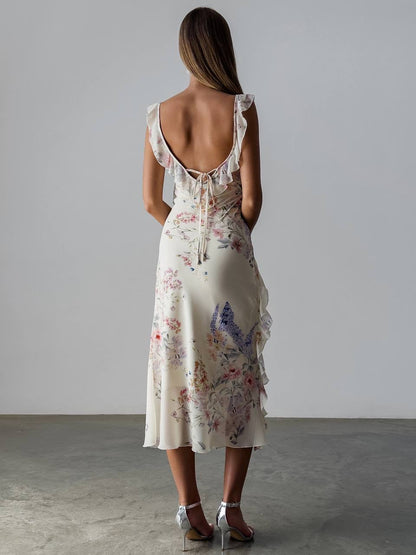 Spring Breeze Midi Elbise