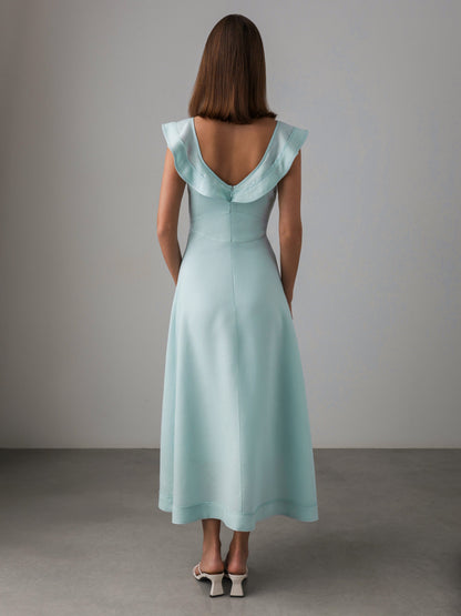 Akuamarin Vals Elbisesi