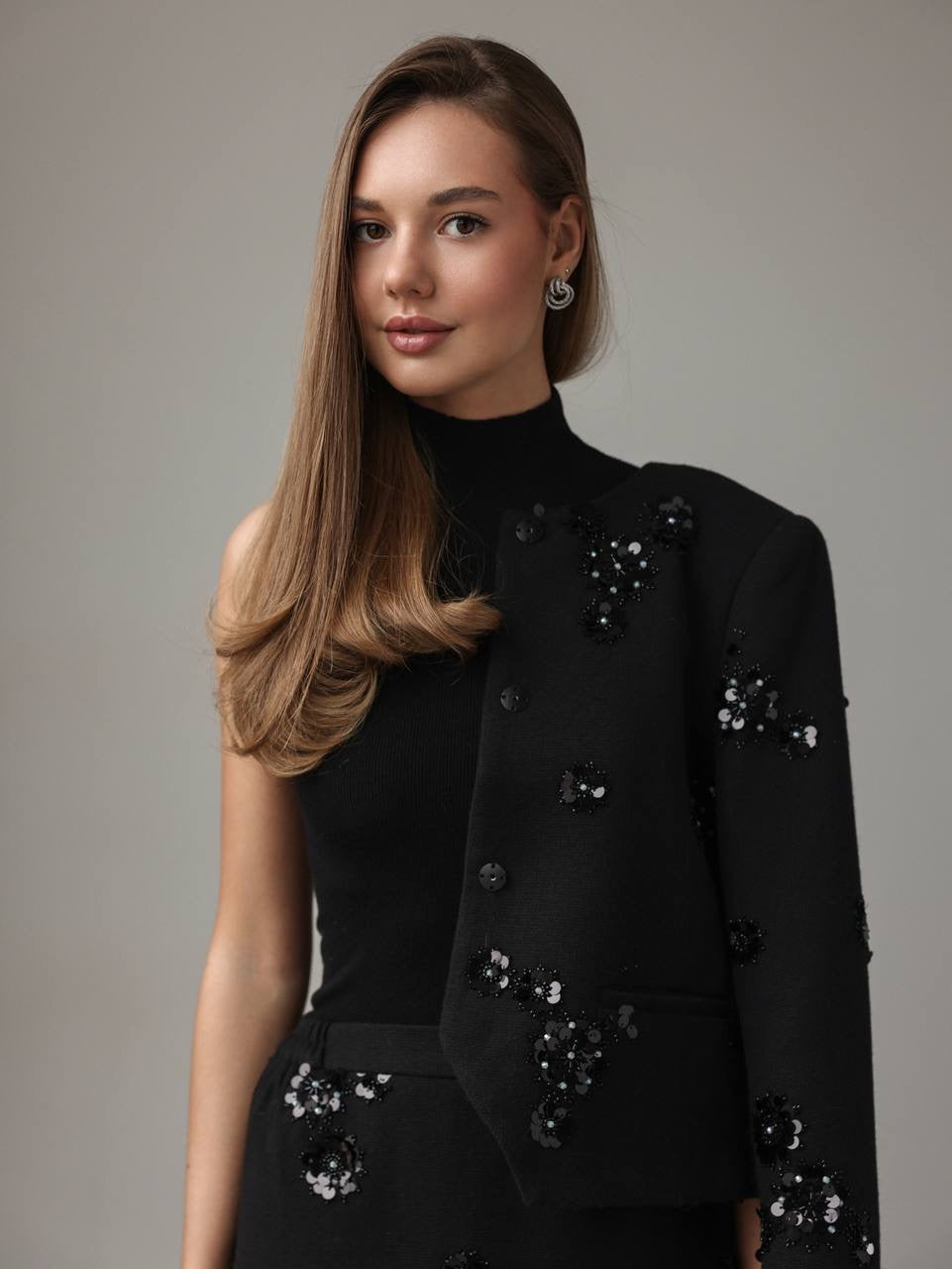 Gece Yarısı Petal Etek