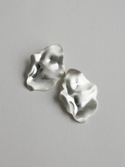 Gümüş Dalga Küpe